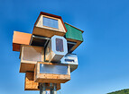 Urban Housing - Röttingen - Year 2016 &ndash; Rough Sleepers Capsule Tower
Dimensions: Height 750 cm, Length 620 cm, Width 580 cm